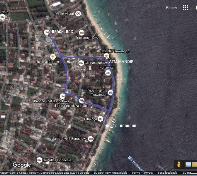 Beach Box Bungalow Gili Trawangan Esterno foto