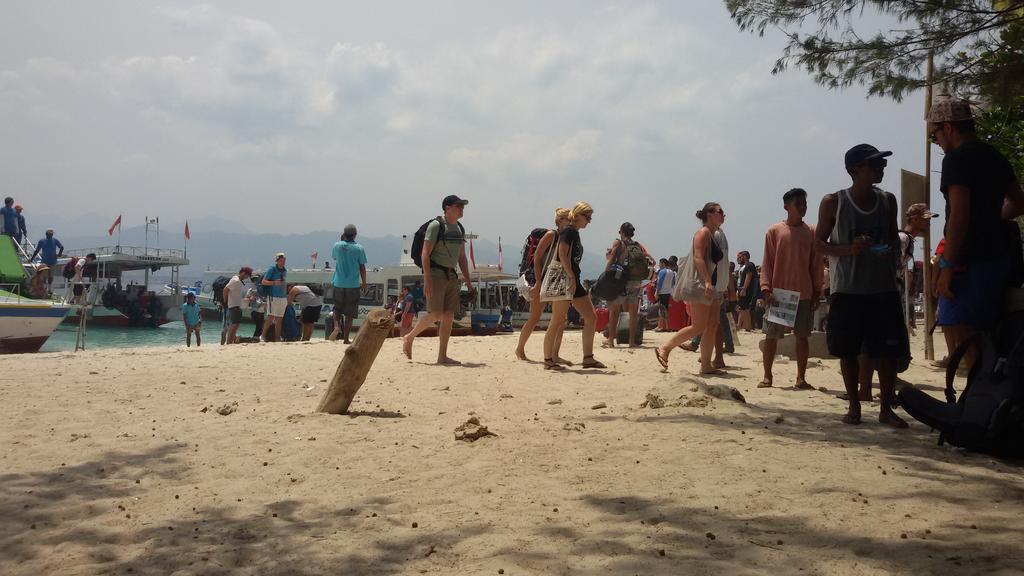 Beach Box Bungalow Gili Trawangan Esterno foto